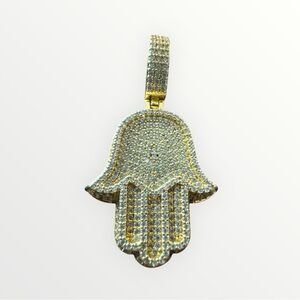 The Gold Gods Gold Plated Hamsa Pendant